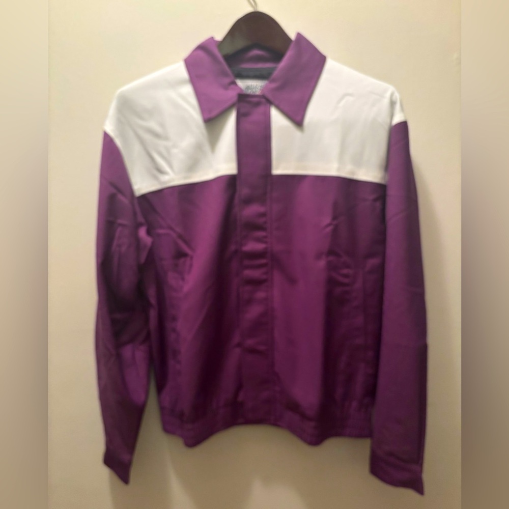 NWT Bogey Boys Macklemore Golf Track Jacket Full Zip Purple Colorblock XXL